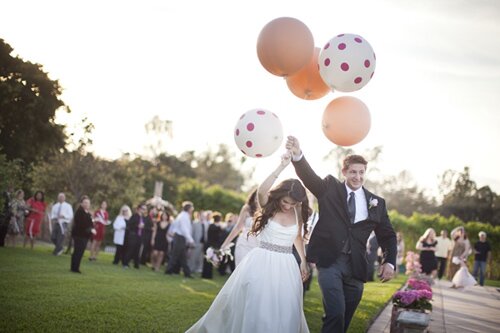 Polka-Dot-Balloon-Wedding-Decor